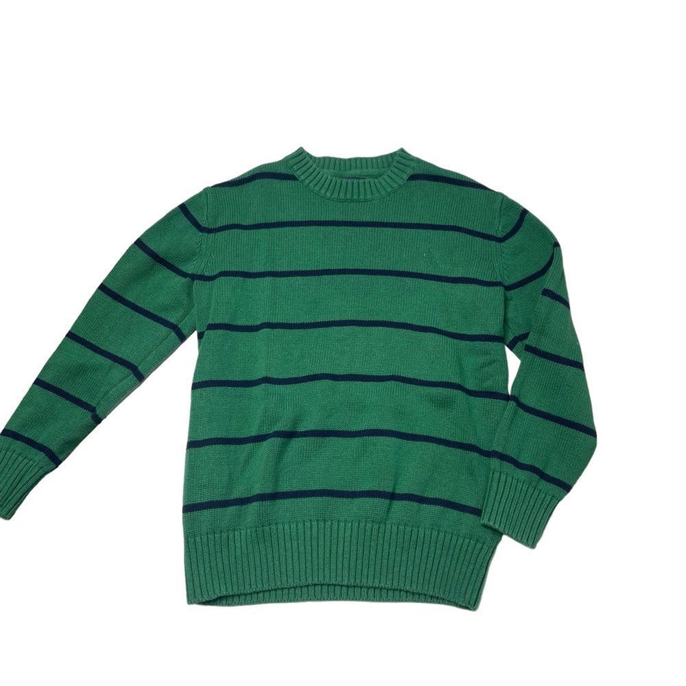 GAP Green and Blue Striped Kids Sweater